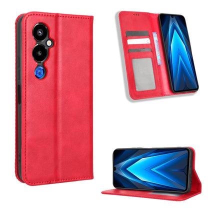 Magnetic Buckle Retro Texture Leather Phone Case, For Infinix Hot 20 5G X666B, For Infinix Hot 20S X6827, For Tecno Pova 4 Pro, For Huawei nova Y61, For Blackview BV5200, For Honor 80 SE 5G