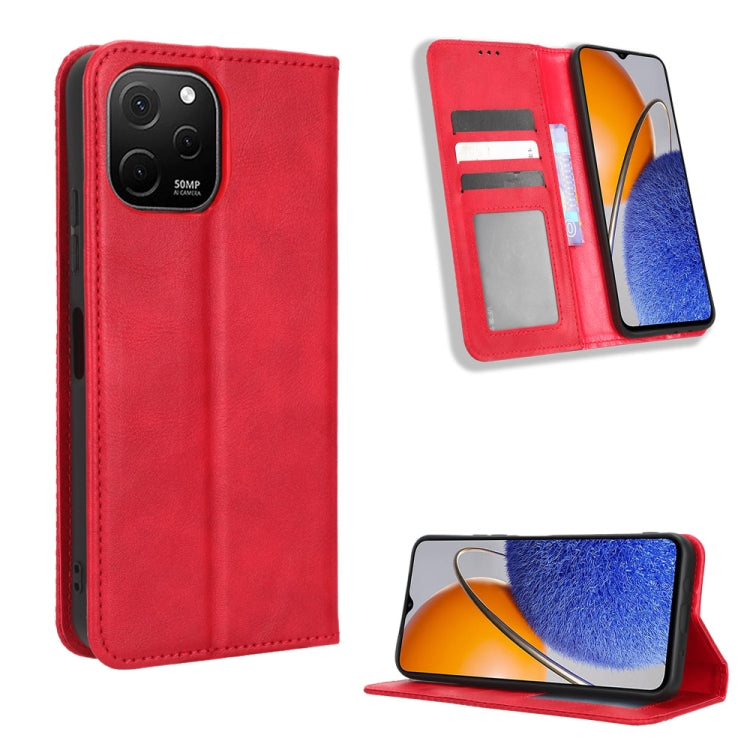 Magnetic Buckle Retro Texture Leather Phone Case, For Infinix Hot 20 5G X666B, For Infinix Hot 20S X6827, For Tecno Pova 4 Pro, For Huawei nova Y61, For Blackview BV5200, For Honor 80 SE 5G