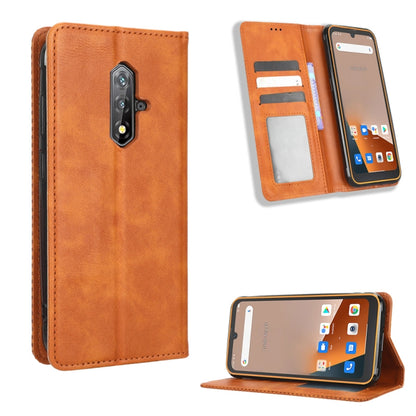 Magnetic Buckle Retro Texture Leather Phone Case, For Infinix Hot 20 5G X666B, For Infinix Hot 20S X6827, For Tecno Pova 4 Pro, For Huawei nova Y61, For Blackview BV5200, For Honor 80 SE 5G