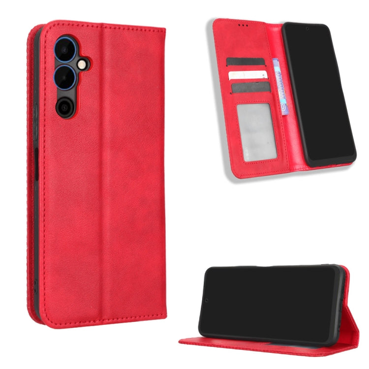 Magnetic Buckle Retro Texture Leather Phone Case, For Tecno Pop 6 Pro BE8, For Infinix Hot 20i, For Infinix Note 12 Pro 4G X676B, For Tecno Pova Neo 2, For Xiaomi Redmi 11 Prime 4G, For Xiaomi Redmi A1+