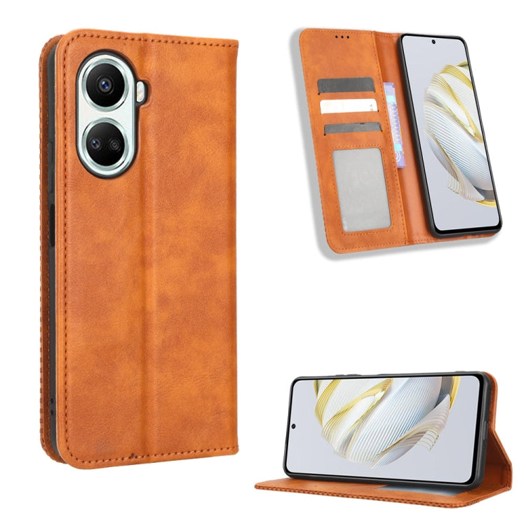 Magnetic Buckle Retro Texture Leather Phone Case, For Xiaomi Redmi Note 12 5G, For Xiaomi Redmi Note 12 Pro 5G, For Xiaomi Redmi Note 12 Pro+ Global, For Huawei nova 10 SE, For Honor Play 40 Plus, For Nokia X30 5G