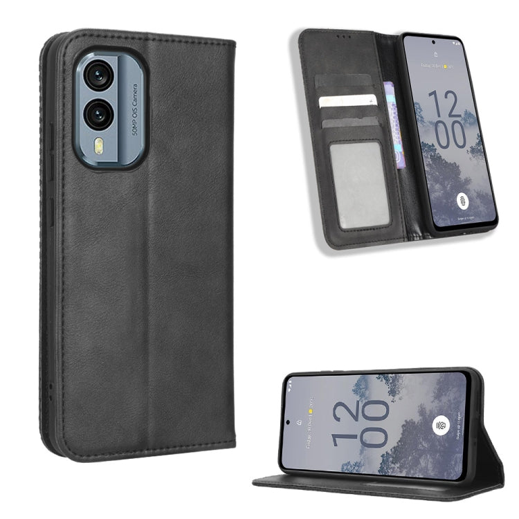 Magnetic Buckle Retro Texture Leather Phone Case, For Xiaomi Redmi Note 12 5G, For Xiaomi Redmi Note 12 Pro 5G, For Xiaomi Redmi Note 12 Pro+ Global, For Huawei nova 10 SE, For Honor Play 40 Plus, For Nokia X30 5G
