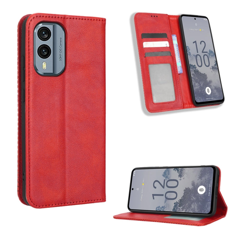Magnetic Buckle Retro Texture Leather Phone Case, For Xiaomi Redmi Note 12 5G, For Xiaomi Redmi Note 12 Pro 5G, For Xiaomi Redmi Note 12 Pro+ Global, For Huawei nova 10 SE, For Honor Play 40 Plus, For Nokia X30 5G