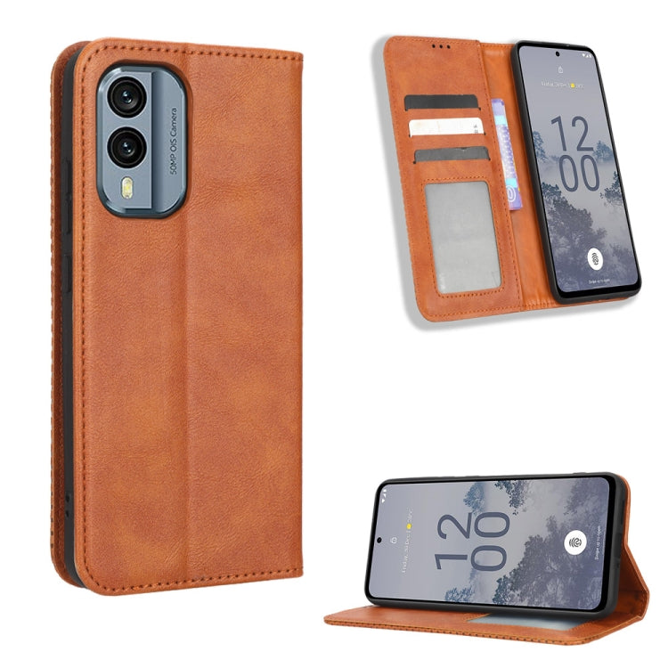 Magnetic Buckle Retro Texture Leather Phone Case, For Xiaomi Redmi Note 12 5G, For Xiaomi Redmi Note 12 Pro 5G, For Xiaomi Redmi Note 12 Pro+ Global, For Huawei nova 10 SE, For Honor Play 40 Plus, For Nokia X30 5G