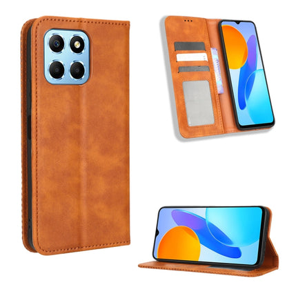 Magnetic Buckle Retro Texture Leather Phone Case, For Honor Play 6C / X8 5G / X6 4G, For Honor X20 SE / Huawei nova 10z, For Xiaomi 12T Pro, For Xiaomi Civi 2 5G / 12 Lite NE, For Umidigi G1