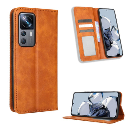 Magnetic Buckle Retro Texture Leather Phone Case, For Honor Play 6C / X8 5G / X6 4G, For Honor X20 SE / Huawei nova 10z, For Xiaomi 12T Pro, For Xiaomi Civi 2 5G / 12 Lite NE, For Umidigi G1
