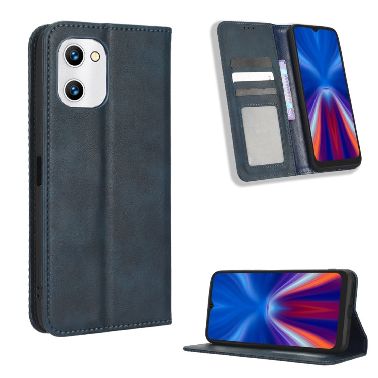 Magnetic Buckle Retro Texture Leather Phone Case, For Honor Play 6C / X8 5G / X6 4G, For Honor X20 SE / Huawei nova 10z, For Xiaomi 12T Pro, For Xiaomi Civi 2 5G / 12 Lite NE, For Umidigi G1