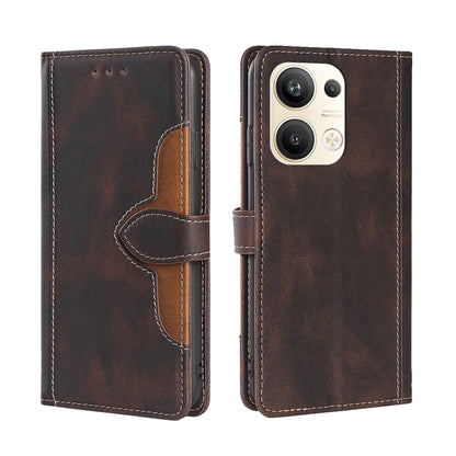 Skin Feel Magnetic Buckle Leather Phone Case, For OPPO Reno9 5G / Reno9 Pro 5G, For OPPO Reno9 Pro+ 5G, For Realme 10 Pro 5G, For Realme 10 Pro+ 5G, For vivo X90 Pro 5G, For TCL 40R 5G