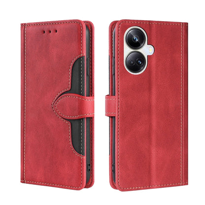 Skin Feel Magnetic Buckle Leather Phone Case, For OPPO Reno9 5G / Reno9 Pro 5G, For OPPO Reno9 Pro+ 5G, For Realme 10 Pro 5G, For Realme 10 Pro+ 5G, For vivo X90 Pro 5G, For TCL 40R 5G