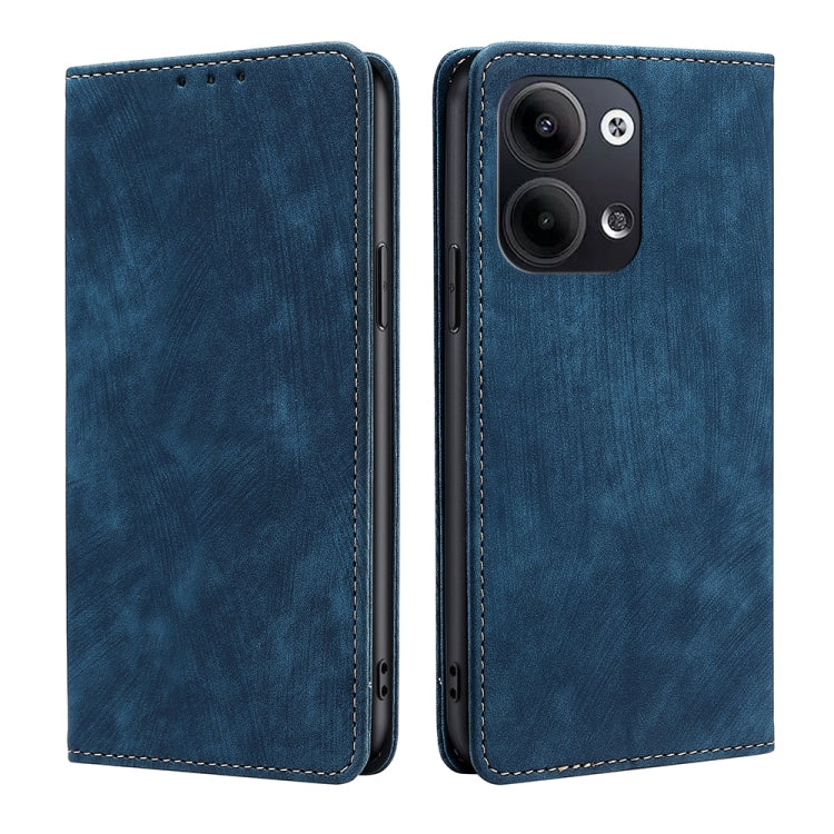 RFID Anti-theft Brush Magnetic Leather Phone Case, For OPPO Reno9 5G / Reno9 Pro 5G, For OPPO Reno9 Pro+ 5G, For Realme 10 Pro 5G, For Realme 10 Pro+ 5G