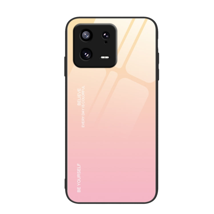 Gradient Color Glass Phone Case, For Xiaomi 13, For Xiaomi 13 Pro, For Xiaomi Redmi A1+