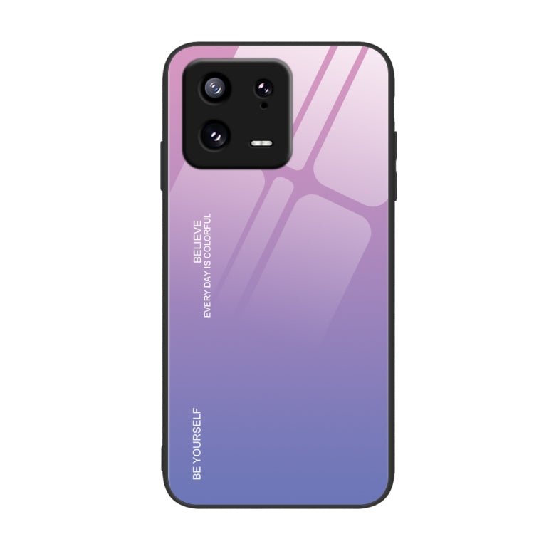 Gradient Color Glass Phone Case, For Xiaomi 13, For Xiaomi 13 Pro, For Xiaomi Redmi A1+