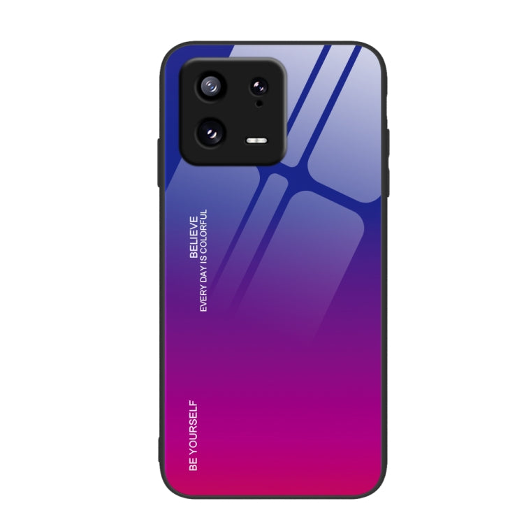 Gradient Color Glass Phone Case, For Xiaomi 13, For Xiaomi 13 Pro, For Xiaomi Redmi A1+