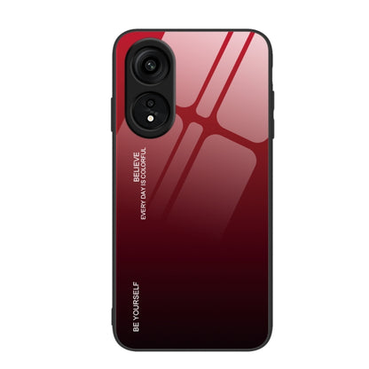 Gradient Color Glass Phone Case, For OPPO A1 Pro