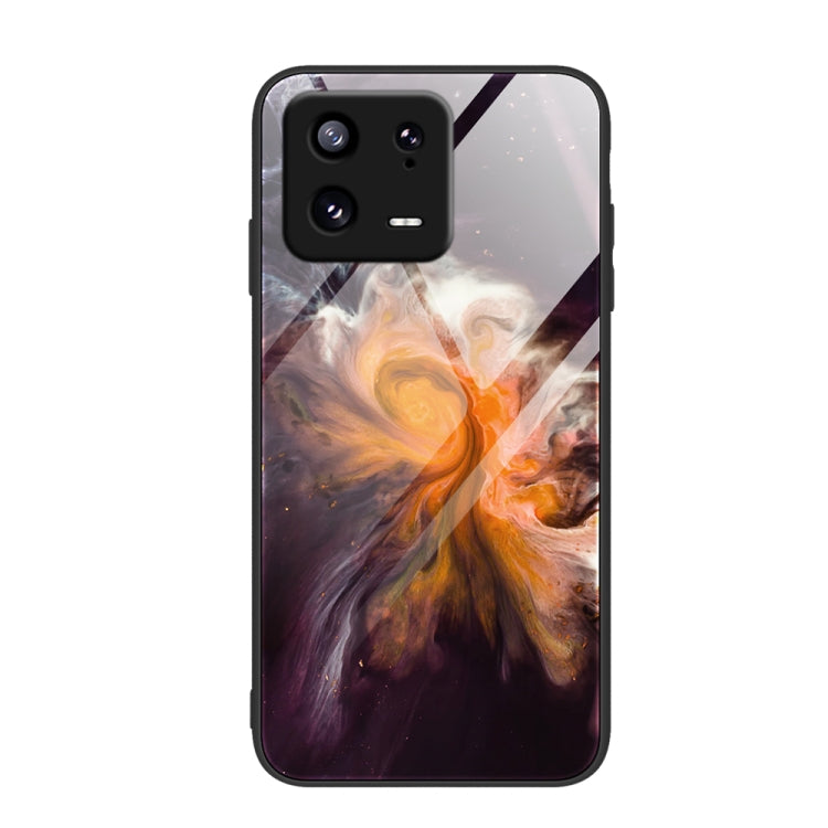 Marble Pattern Glass Phone Case, For Xiaomi 13, For Xiaomi 13 Pro, For Xiaomi Redmi A1+