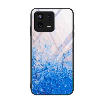 Marble Pattern Glass Phone Case, For Xiaomi 13, For Xiaomi 13 Pro, For Xiaomi Redmi A1+