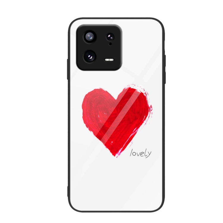 Colorful Painted Glass Phone Case, For Xiaomi 13