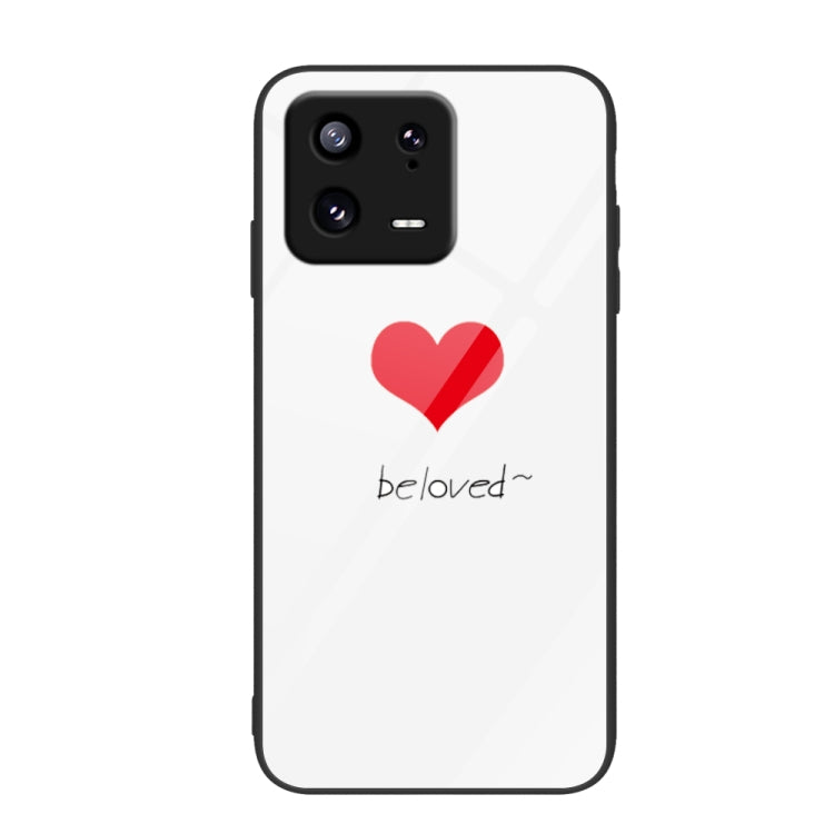 Colorful Painted Glass Phone Case, For Xiaomi 13
