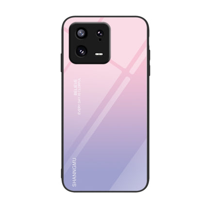 Colorful Painted Glass Phone Case, For Xiaomi 13