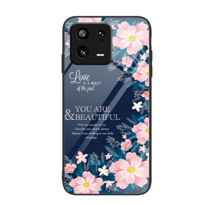 Colorful Painted Glass Phone Case, For Xiaomi 13