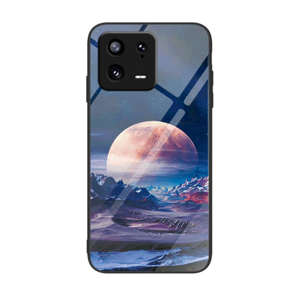Colorful Painted Glass Phone Case, For Xiaomi 13