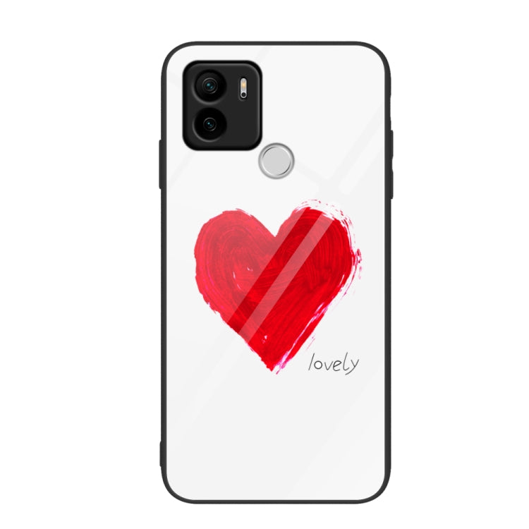 Colorful Painted Glass Phone Case, For Xiaomi Redmi A1+