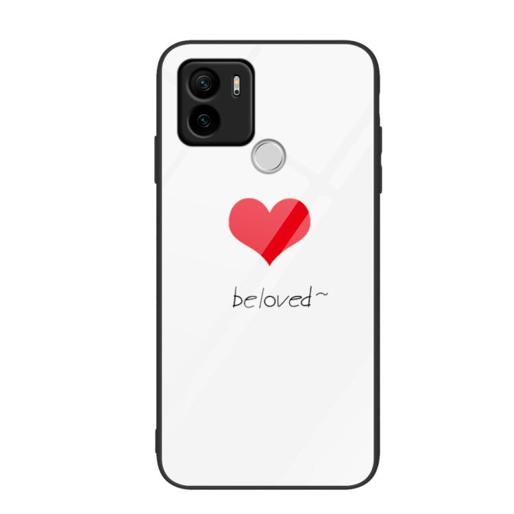 Colorful Painted Glass Phone Case, For Xiaomi Redmi A1+
