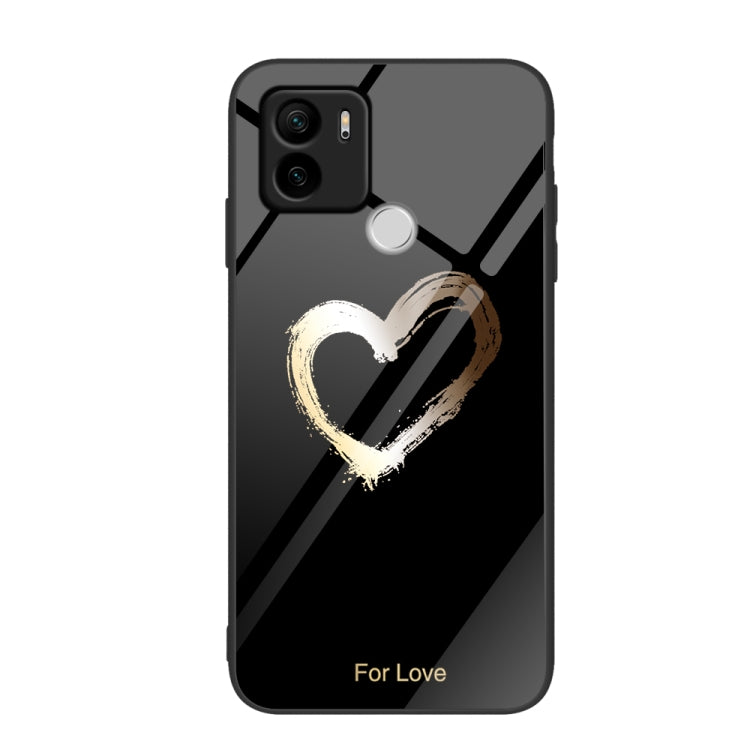 Colorful Painted Glass Phone Case, For Xiaomi Redmi A1+