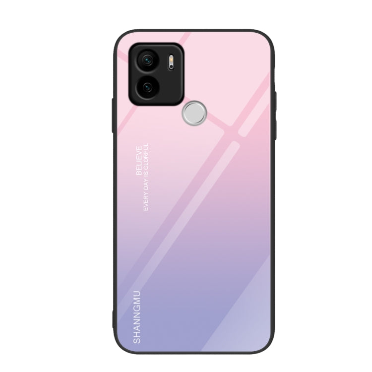 Colorful Painted Glass Phone Case, For Xiaomi Redmi A1+
