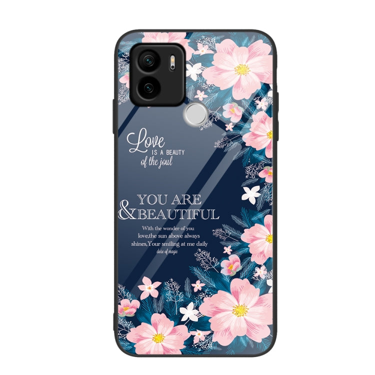 Colorful Painted Glass Phone Case, For Xiaomi Redmi A1+