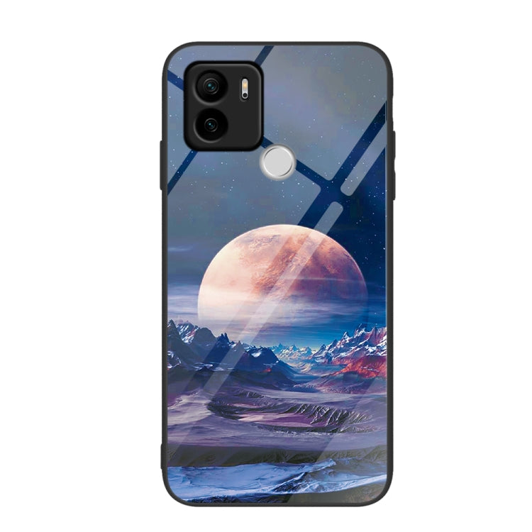 Colorful Painted Glass Phone Case, For Xiaomi Redmi A1+