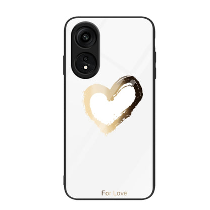 Colorful Painted Glass Phone Case, For OPPO A1 Pro
