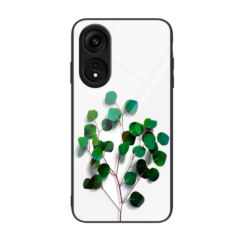 Colorful Painted Glass Phone Case, For OPPO A1 Pro
