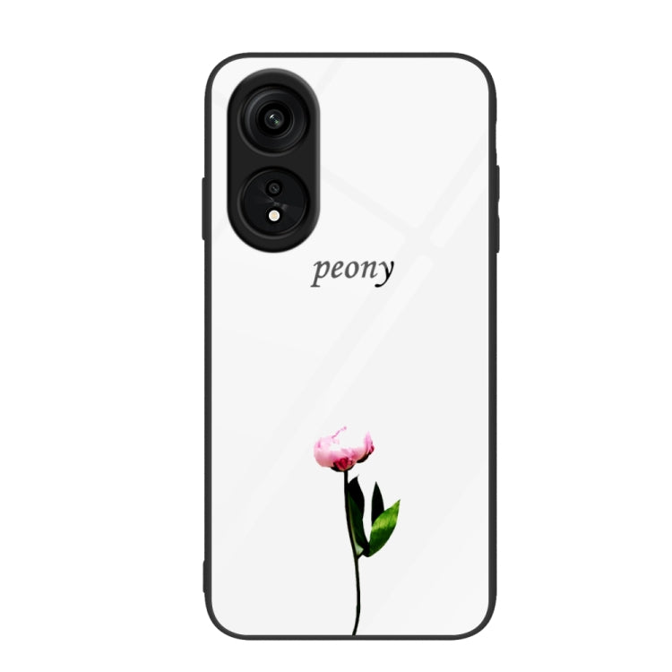 Colorful Painted Glass Phone Case, For OPPO A1 Pro