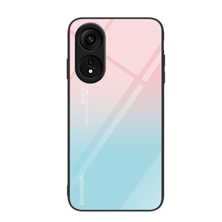 Colorful Painted Glass Phone Case, For OPPO A1 Pro