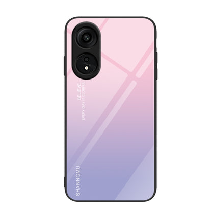 Colorful Painted Glass Phone Case, For OPPO A1 Pro