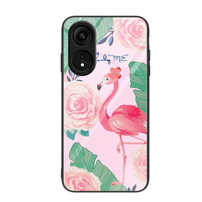 Colorful Painted Glass Phone Case, For OPPO A1 Pro