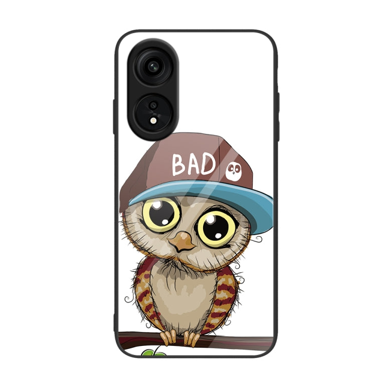 Colorful Painted Glass Phone Case, For OPPO A1 Pro