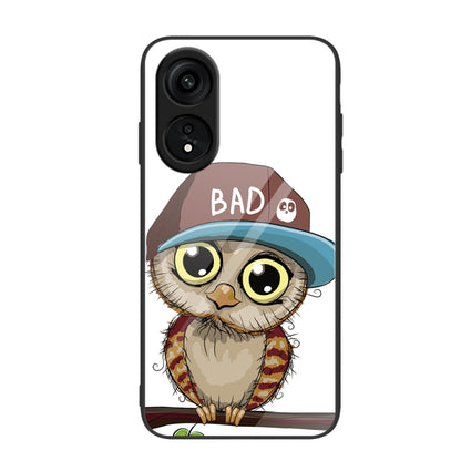 Colorful Painted Glass Phone Case, For OPPO A1 Pro