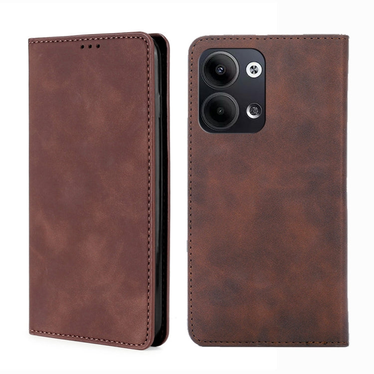 Skin Feel Magnetic Horizontal Flip Leather Phone Case, For OPPO Reno9 5G / Reno9 Pro 5G, For OPPO Reno9 Pro+ 5G, For Realme 10 Pro 5G, For Realme 10 Pro+ 5G