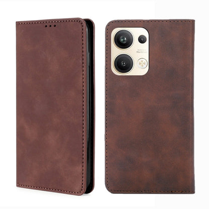 Skin Feel Magnetic Horizontal Flip Leather Phone Case, For OPPO Reno9 5G / Reno9 Pro 5G, For OPPO Reno9 Pro+ 5G, For Realme 10 Pro 5G, For Realme 10 Pro+ 5G