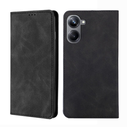 Skin Feel Magnetic Horizontal Flip Leather Phone Case, For OPPO Reno9 5G / Reno9 Pro 5G, For OPPO Reno9 Pro+ 5G, For Realme 10 Pro 5G, For Realme 10 Pro+ 5G