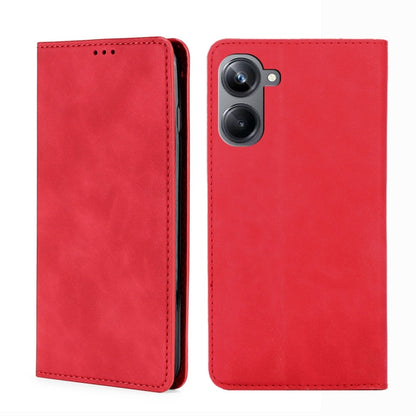 Skin Feel Magnetic Horizontal Flip Leather Phone Case, For OPPO Reno9 5G / Reno9 Pro 5G, For OPPO Reno9 Pro+ 5G, For Realme 10 Pro 5G, For Realme 10 Pro+ 5G
