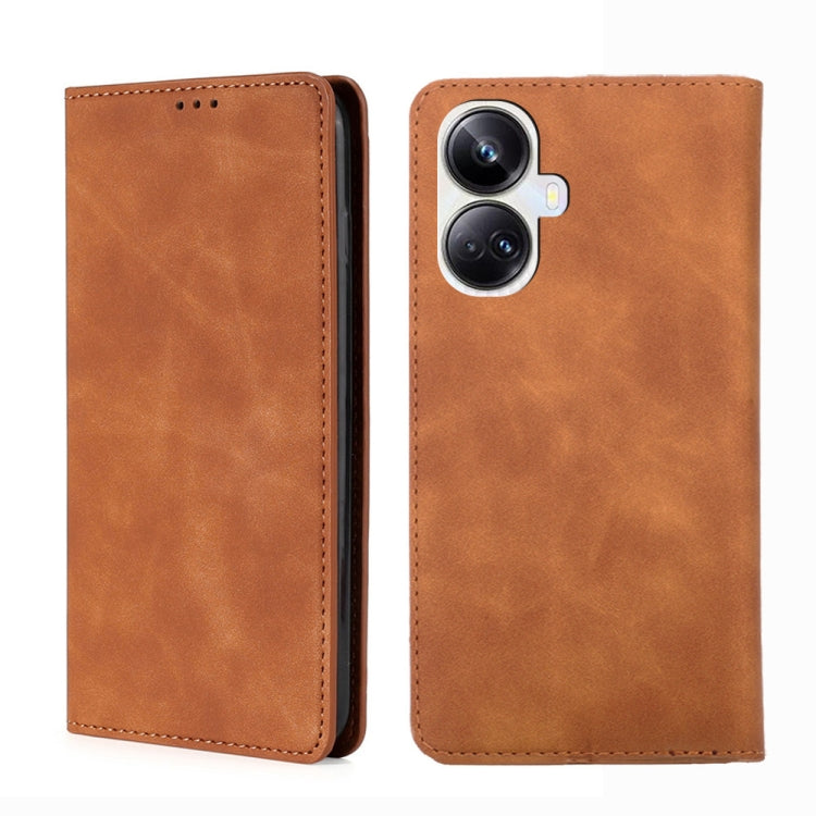 Skin Feel Magnetic Horizontal Flip Leather Phone Case, For OPPO Reno9 5G / Reno9 Pro 5G, For OPPO Reno9 Pro+ 5G, For Realme 10 Pro 5G, For Realme 10 Pro+ 5G