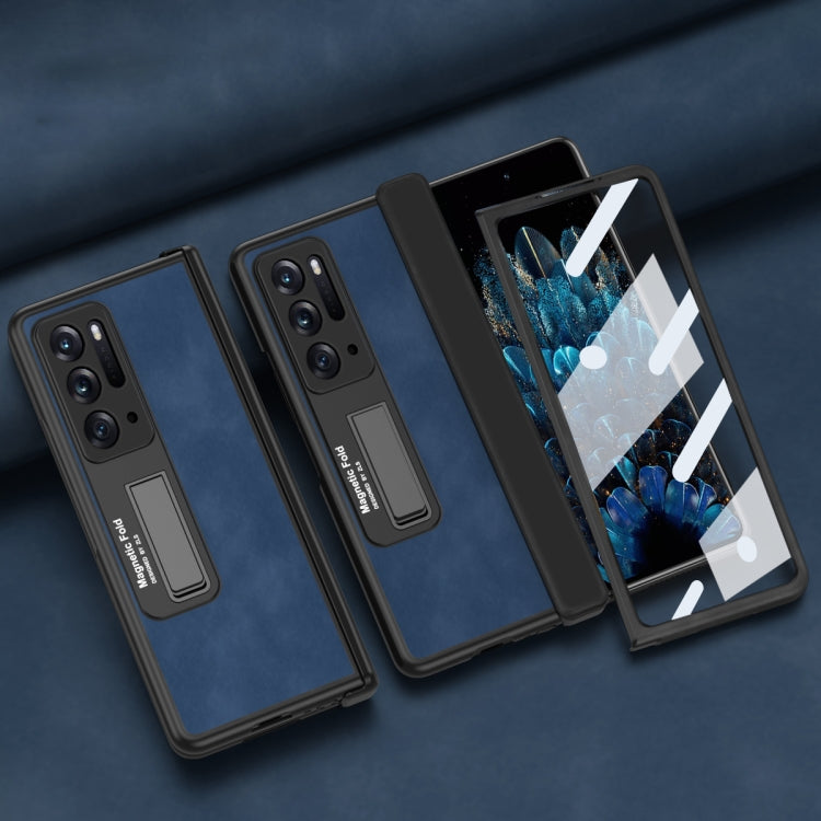 Integrated Napa Texture All-inclusive Phone Case, For OPPO Find N