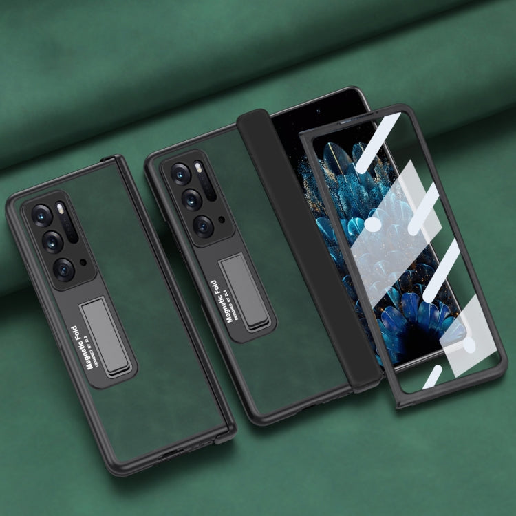 Integrated Napa Texture All-inclusive Phone Case, For OPPO Find N