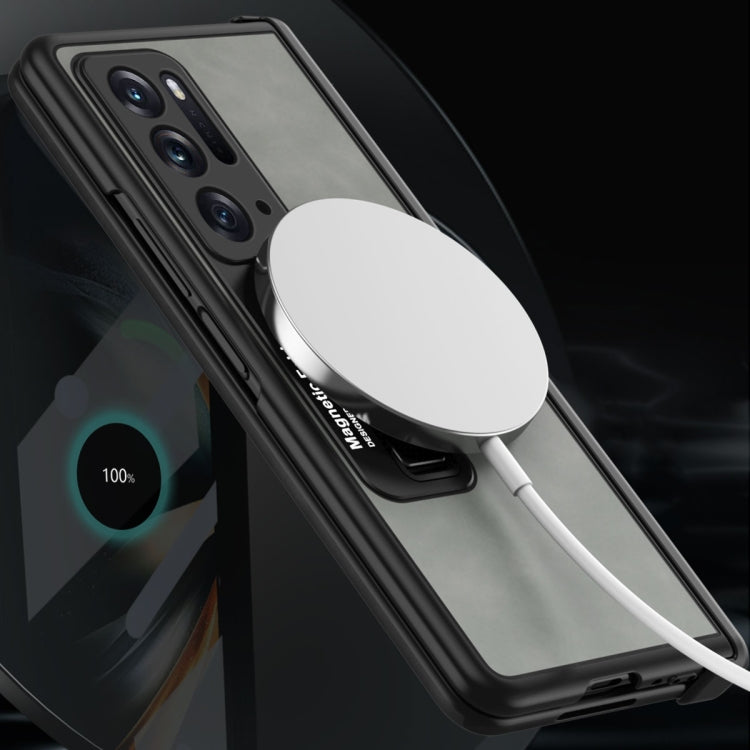 Integrated Napa Texture All-inclusive Phone Case, For OPPO Find N