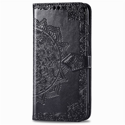 Embossed Mandala Pattern PC + TPU Horizontal Flip Leather Case with Holder & Card Slots, For Kyocera Digno BX, For OPPO Realme C3, For Vivo Z6, For Xiaomi Redmi Note 9S, For Huawei Y6s (2019), For Huawei P40, For Huawei P40 Lite / nova 6 SE            ...