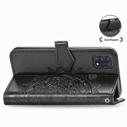 Embossed Mandala Pattern PC + TPU Horizontal Flip Leather Case with Holder & Card Slots, For Kyocera Digno BX, For OPPO Realme C3, For Vivo Z6, For Xiaomi Redmi Note 9S, For Huawei Y6s (2019), For Huawei P40, For Huawei P40 Lite / nova 6 SE            ...