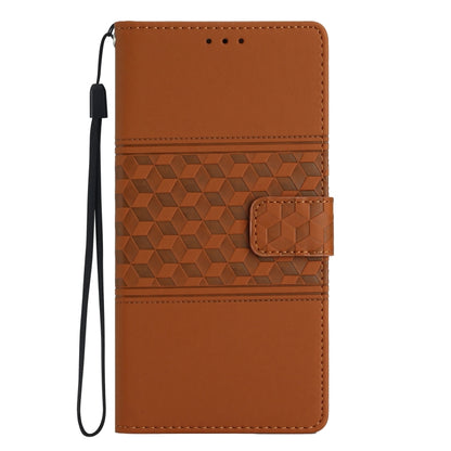 Diamond Embossed Skin Feel Leather Phone Case with Lanyard, For Xiaomi Redmi Note 8T, For Xiaomi Redmi Note 10 / Note 10S, For Xiaomi Redmi Note 10 5G, For Xiaomi Redmi Note 10 Pro / 10 Pro Max